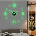 Mini Reloj De Pared Luminoso Adhesivo
